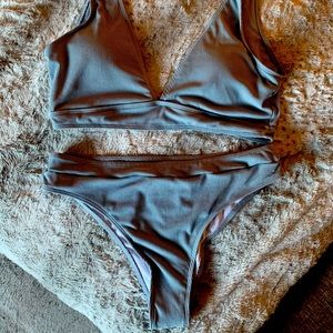 SHEIN bathing suit! XL large, gray, brand new